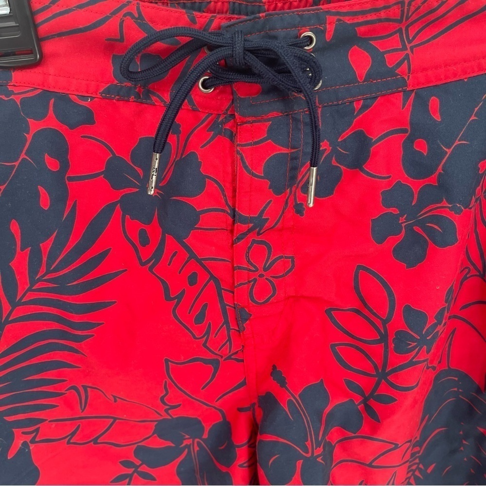 Polo Ralph Lauren Swim Trunks Mens Size XL Shorts Red Blue Floral 6.5 Inseam - Picture 4 of 9